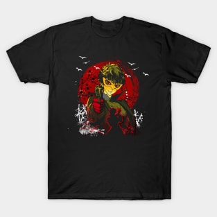 Aegis's Battle Stance Personas 3 Tees for Robot Enthusiasts T-Shirt